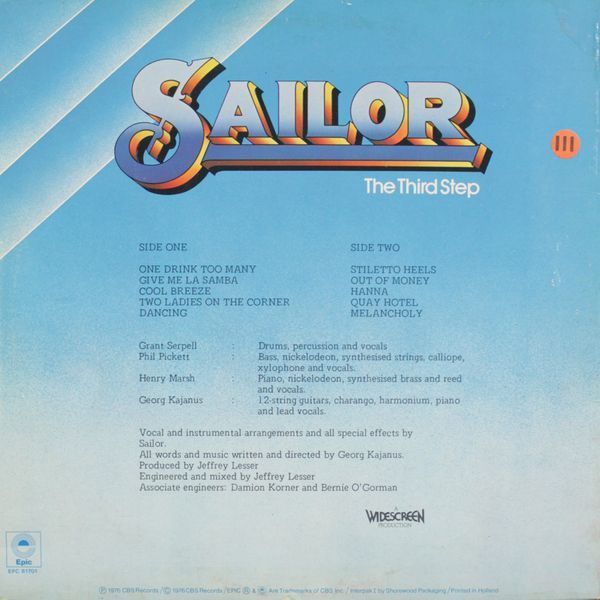 Sailor - The Third Step a8c-305 фото