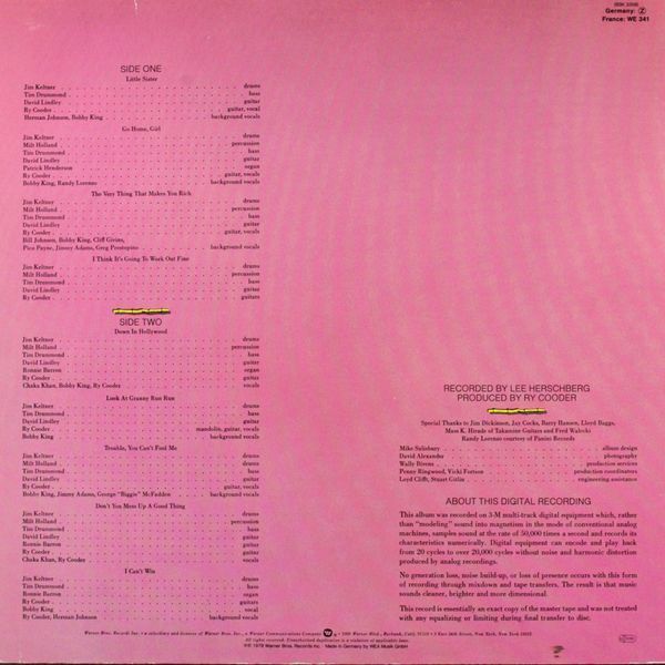 Ry Cooder - Bop Till You Drop 532-0i5 фото