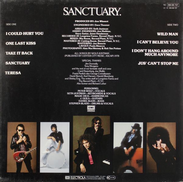 The J. Geils Band - Sanctuary i20-a5b фото