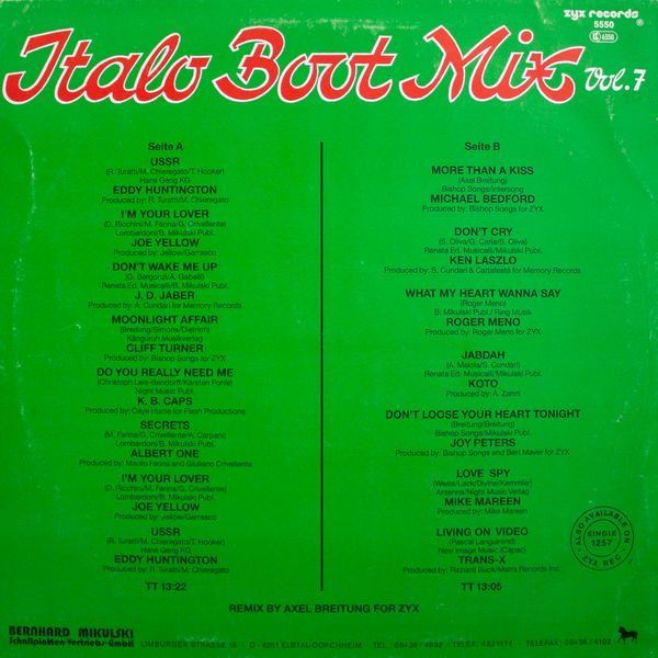 Various - Italo boot mix. vol 7 741-76c фото