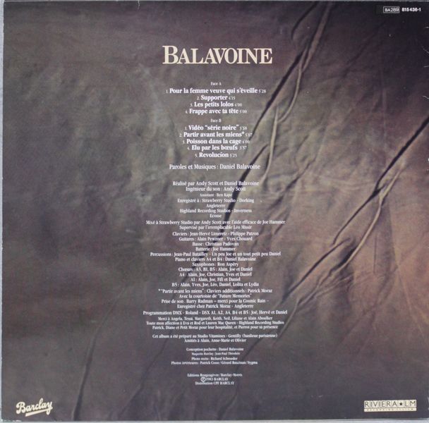 Balavoine - Loin Des Yeux De L'Occident 89c-cc2 фото