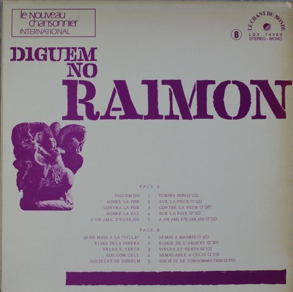 Raimon - Diguem No 98i-755 фото
