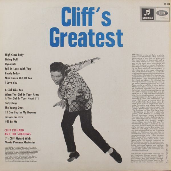 Cliff Richard - Cliff's Greatest 811-0ib фото