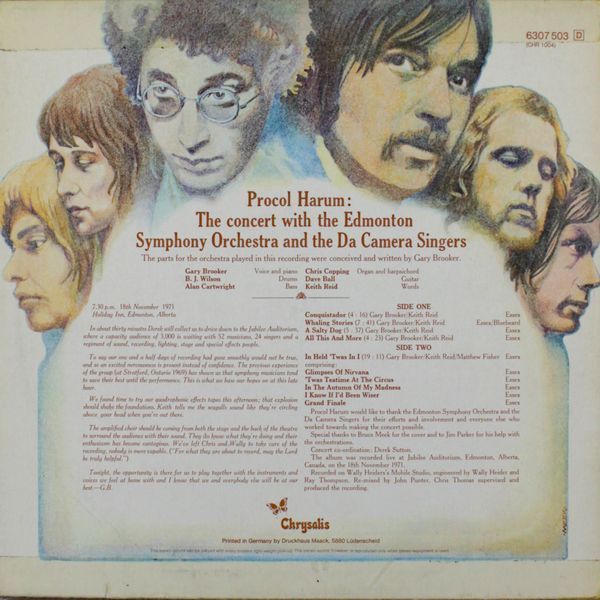 Procol Harum - Live In Concert 8i8-022 фото