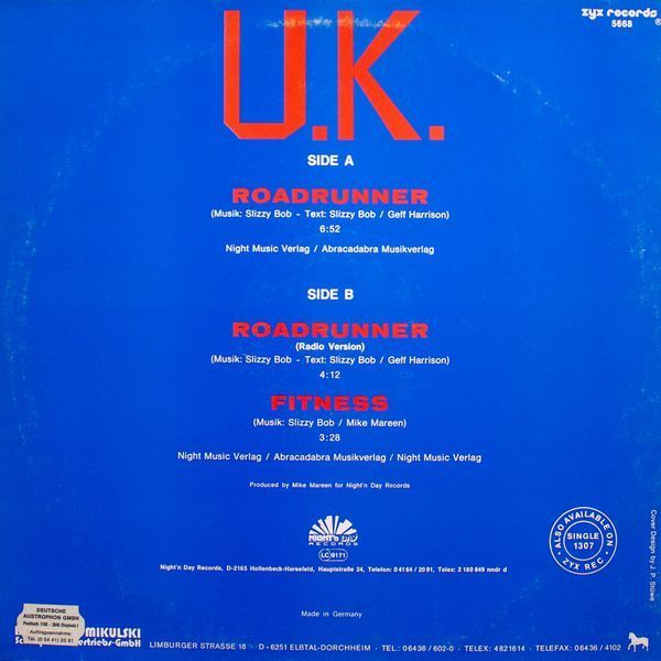 U.K. - Roadrunner c3c-5c9 фото