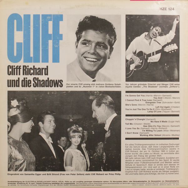 Cliff Richard Und Die Shadows - Cliff - Hits Am Laufenden Band cc8-6c4 фото