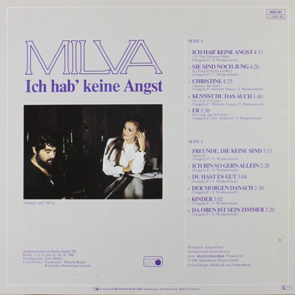 Milva - Ich Hab' Keine Angst 74i-30c фото